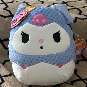 Squishmallows Hello Kitty Kuromi Halloween 8” NWT lilac original collectible